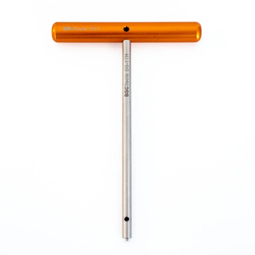 BSC TOOLS T Handle Double Square Spoke Nipple Driver (purple)
